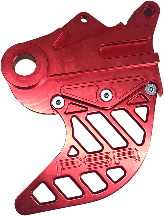 POWERSTANDS RACING Rear Disc Guard - Red 16-04100-24