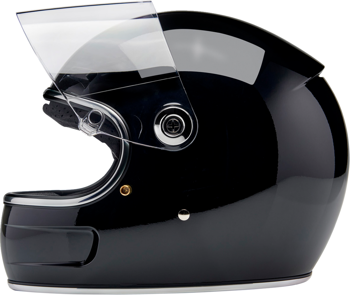 BILTWELL Gringo SV Helmet - Gloss Black - Large 1006-101-504