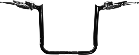 FAT BAGGERS INC. Handlebar - Pointed Top - 14" - Black 805014-B