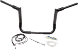 FAT BAGGERS INC. Handlebar Kit - Pointed Top - 12" - Black 809212-B