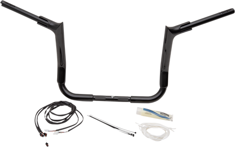 FAT BAGGERS INC. Handlebar Kit - Pointed Top - 12" - Black 809212-B