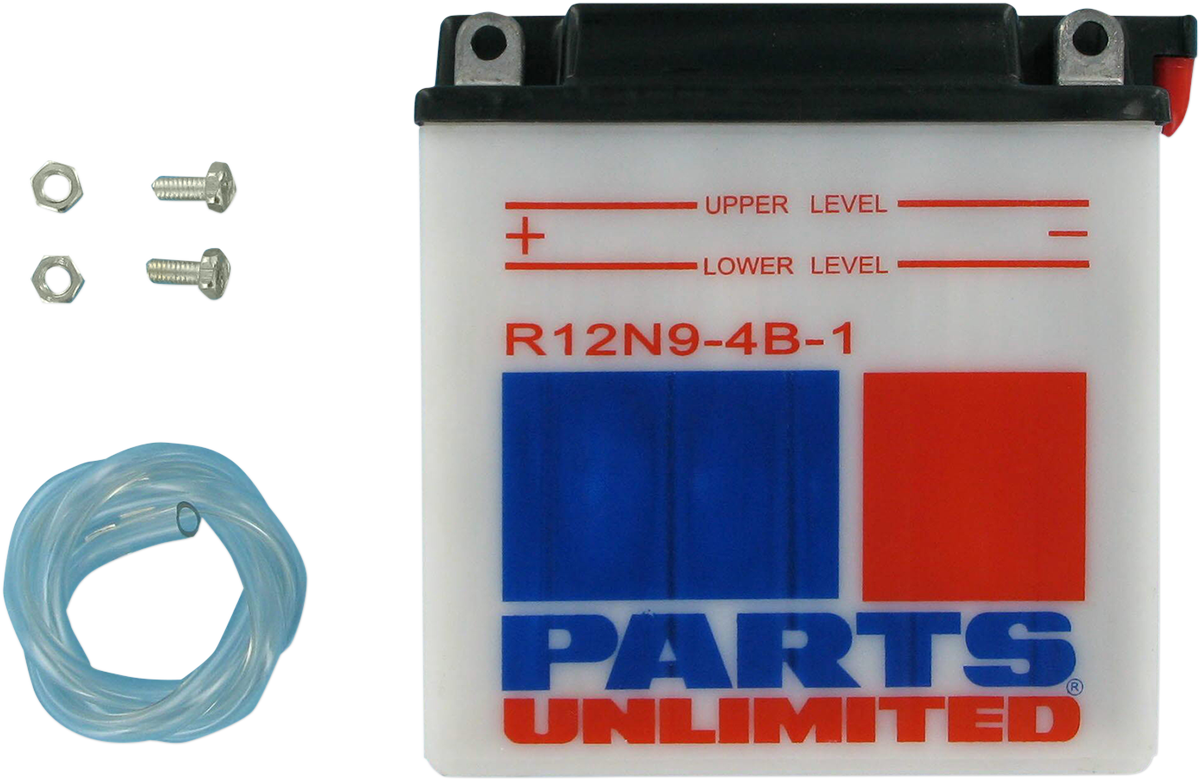 Parts Unlimited Conventional Battery 12n9-4b-1