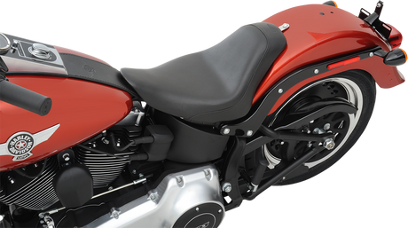 SADDLEMEN S3 Super Slammed Seat - Solo - Black - '07-'17 FB 806-12-002D
