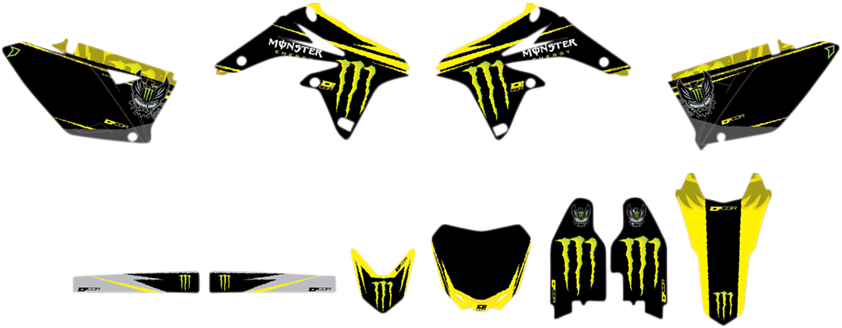 D'COR VISUALS Graphic Kit - Monster Energy 20-40-251