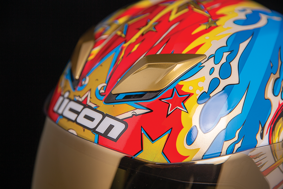 ICON Airflite™ Helmet - Freedom Spitter - Gold - XS 0101-13924