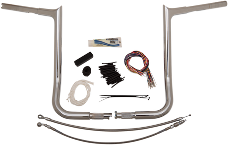 FAT BAGGERS INC. Handlebar Kit - Pointed Top - 16" - Chrome 909116