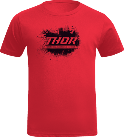 THOR Youth Aerosol T-Shirt - Red - XS 3032-3720