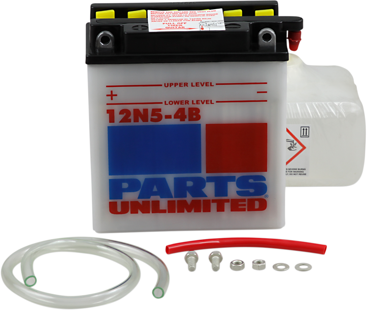 Parts Unlimited Battery - 12n5-4b 12n5-4b-Fp