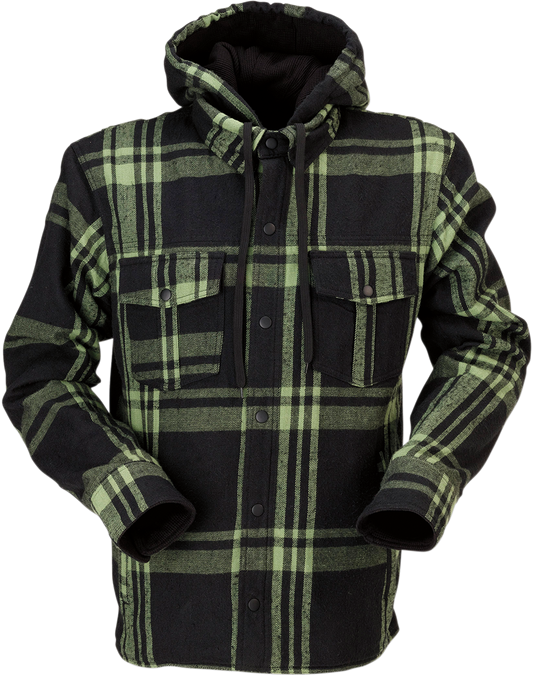 Z1R Timber Flannel Shirt - Olive/Black - 4XL 2820-5331