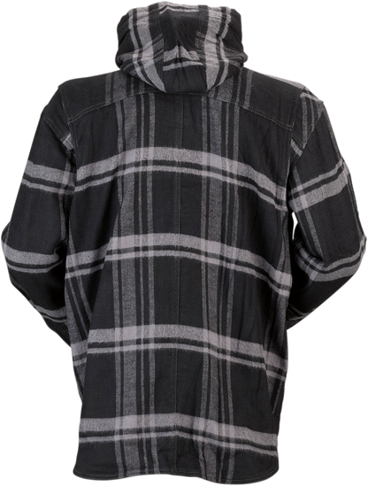 Z1R Timber Flannel Shirt - Black/Gray - Small 3040-2832