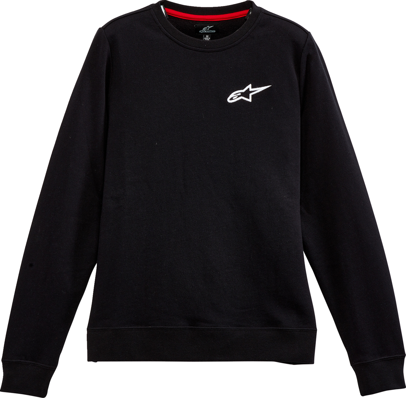 ALPINESTARS Women's Ageless Crew Fleece - Black - Small 12325182010S