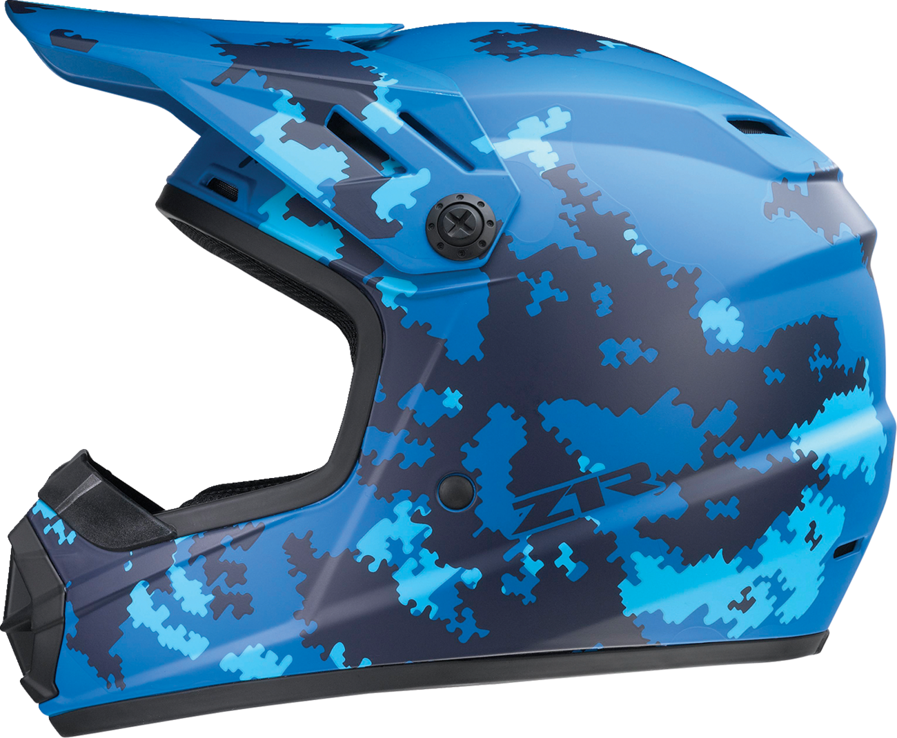 Z1R Youth Rise Helmet - Digi Camo - Blue - Medium 0111-1464