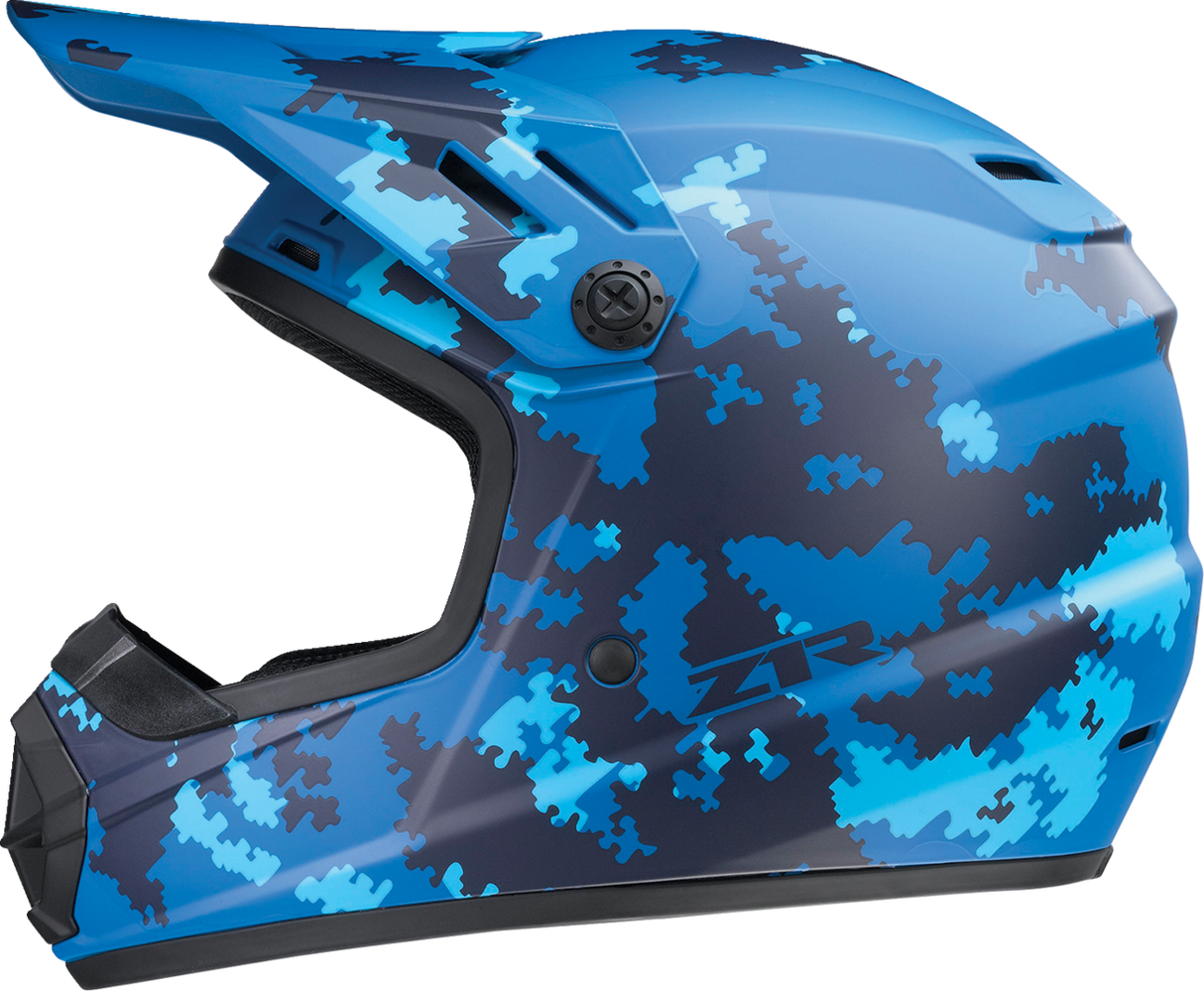 Z1R Youth Rise Helmet - Digi Camo - Blue - Small 0111-1463