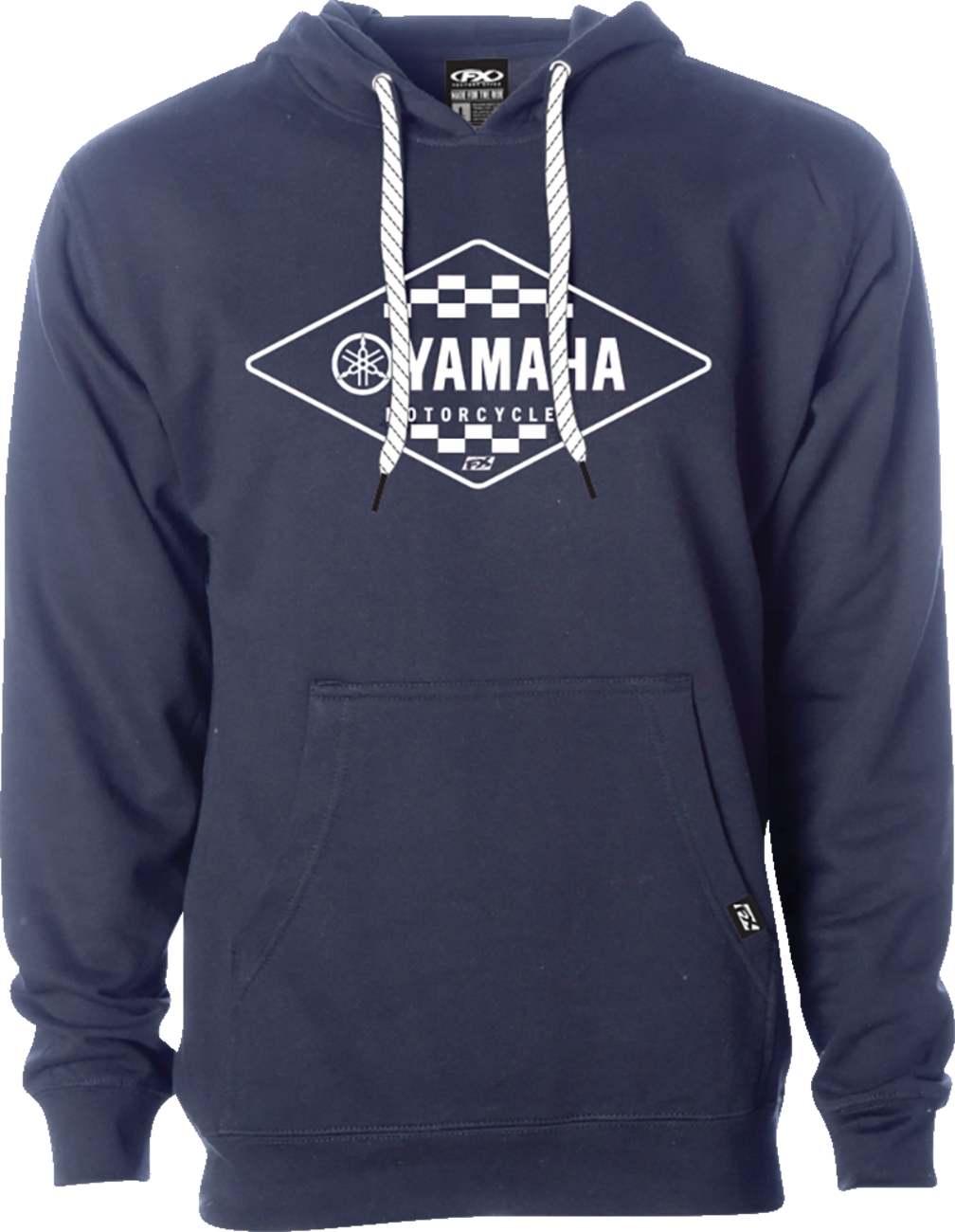FACTORY EFFEX Yamaha Diamond Pullover Hoodie - Navy - XL 27-88206