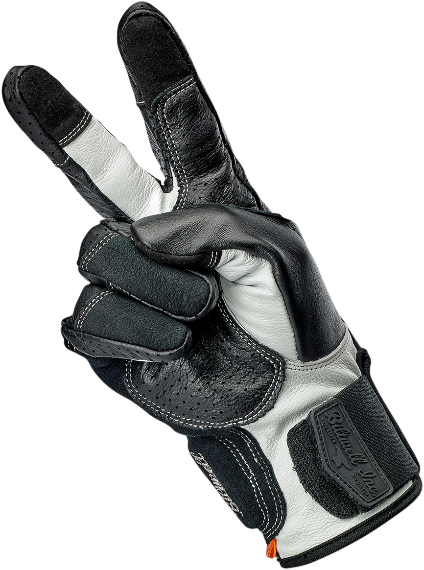 BILTWELL Borrego Gloves - Black/Cement - XL 1506-0104-305