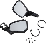 MOOSE UTILITY Mirror - Elite Pro - Side View - Octagon - Black MEMIRKIT-ES2CCS