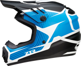 Z1R Youth Rise Helmet - Flame - Blue - Small 0111-1448