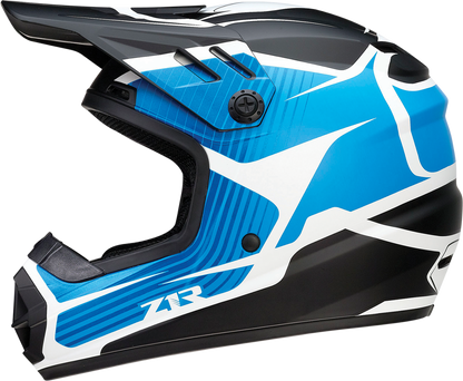 Z1R Youth Rise Helmet - Flame - Blue - Small 0111-1448