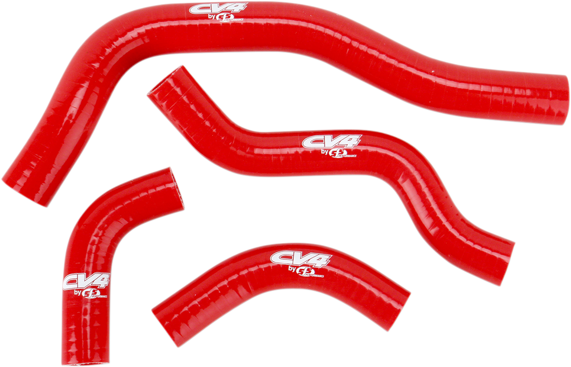 CV4 Radiator Hose Kit - Red SFSMBC47R