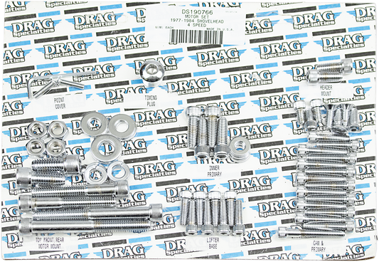 DRAG SPECIALTIES 4-Speed Motor Socket Head Bolts - Big Twin '77-'84 MK109