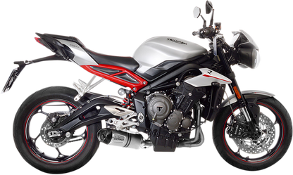 LEOVINCE LV One Evo Muffler - Stainless Steel - Street Triple 765 S/SA2/R/R LRH/RS 2017 - 2019  14288E 1811-3764