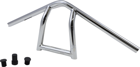 BURLY BRAND Handlebar - Jim - 9" - Chrome B12-6040C