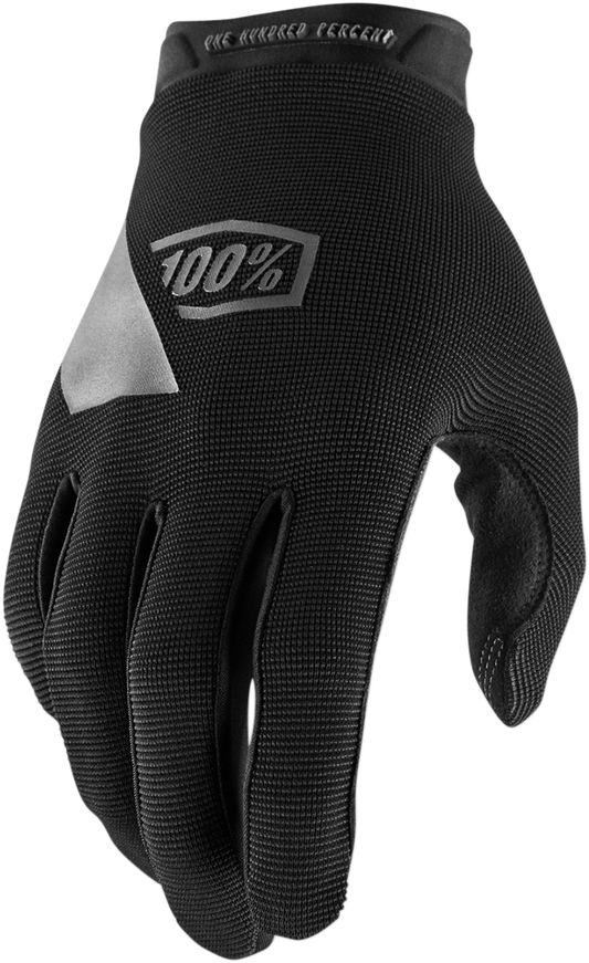 100% Youth Ridecamp Gloves - Black - Small 10012-00000