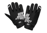 100% Brisker Gloves - Black/Gray - Small 10003-00000