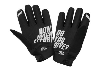 100% Brisker Gloves - Black/Gray - Small 10003-00000