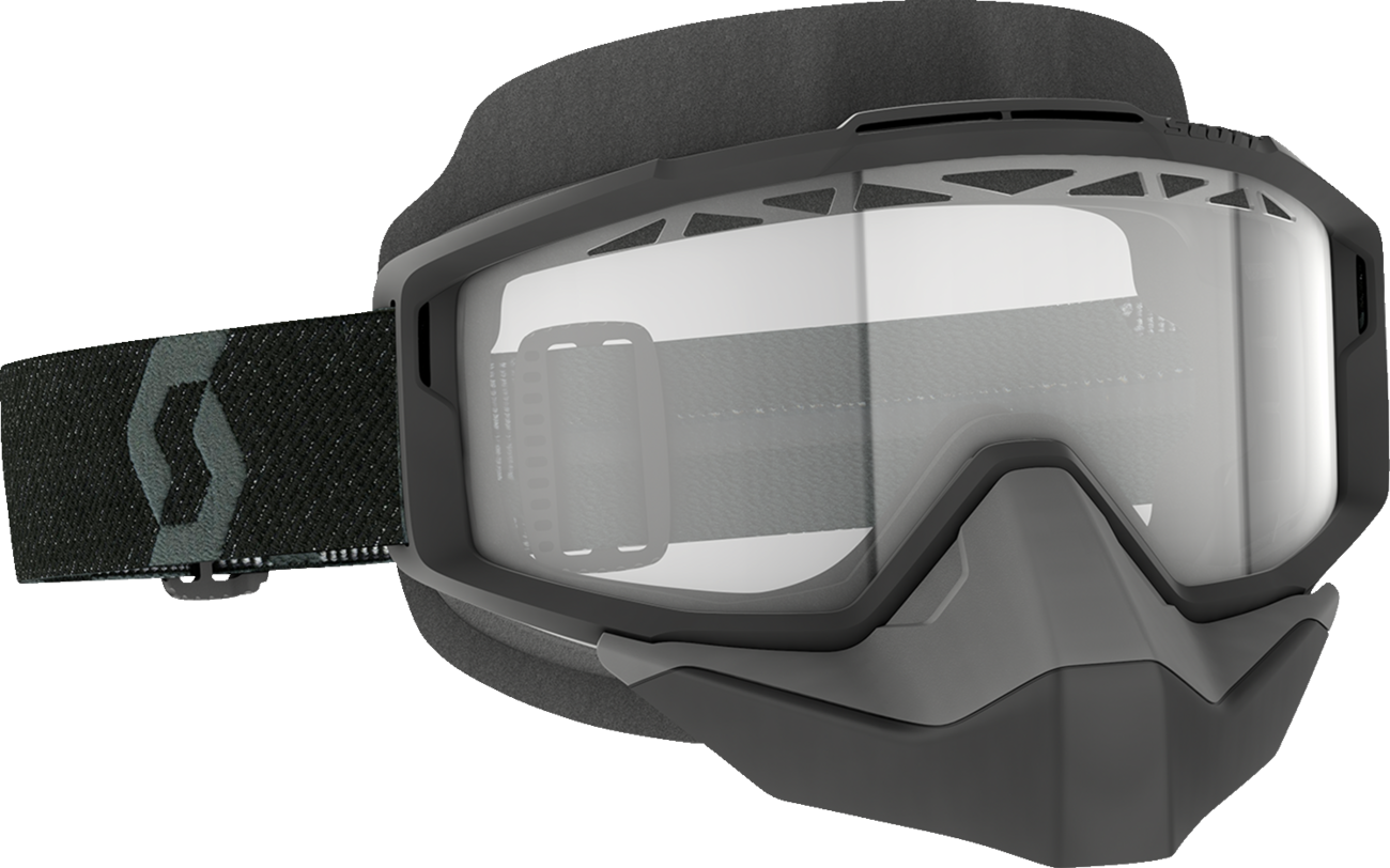 SCOTT Split Snow Goggles - OTG - Black - Clear 285543-0001043