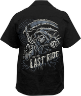 LETHAL THREAT Last Ride Shirt - Black - 4XL HW50214-4XL