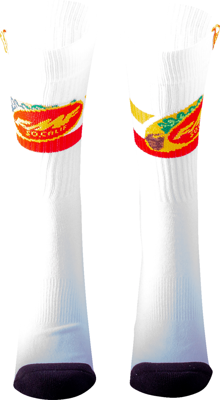 Calcetines FMF Taco Tuesday - Blanco - Talla única SP22194905 3431-0732 