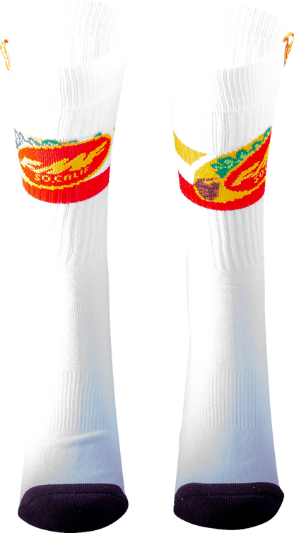 Calcetines FMF Taco Tuesday - Blanco - Talla única SP22194905 3431-0732 