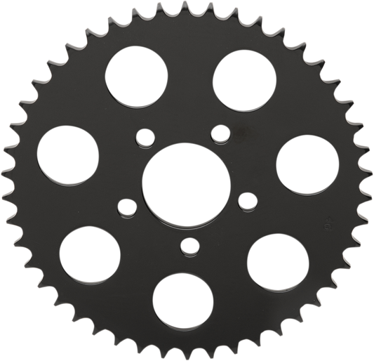 DRAG SPECIALTIES Rear Sprocket - Gloss Black - Flat - 46 Tooth 16429EB