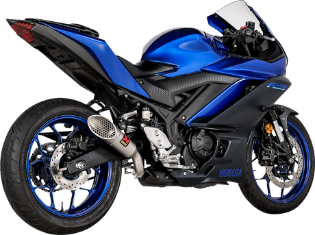 IN STOCK R3 AKRAPOVIC Slip-On Line Muffler - Titanium End Cap YZF-R3/MT-03 2022-2025  S-Y3SO6-IVOSS 1811-4327