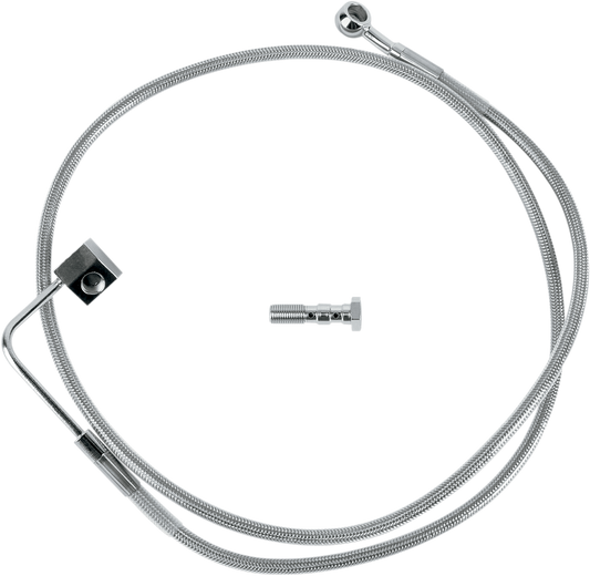 DRAG SPECIALTIES Brake Line - Rear - Stainless Steel 640220