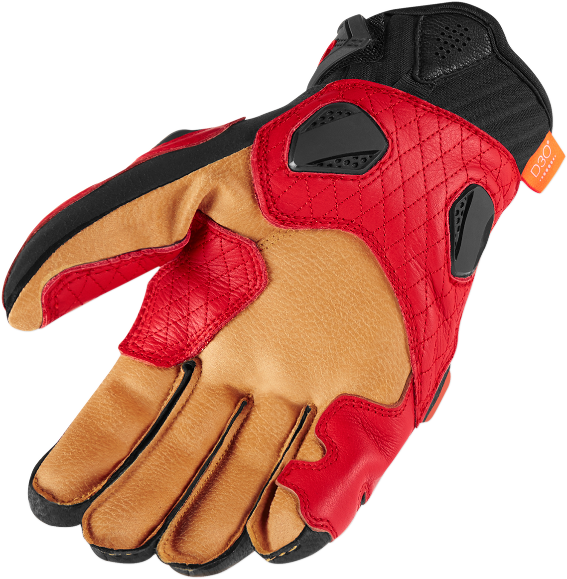 ICON Hypersport™ Short Gloves - Red - 2XL 3301-3549