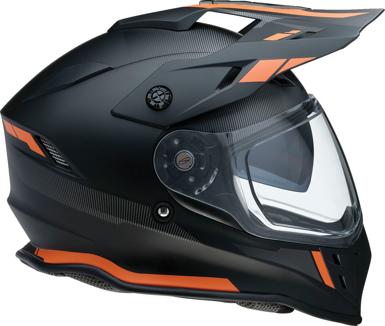 Z1R Range Helmet - Uptake - Black/Orange - XS 0140-0114