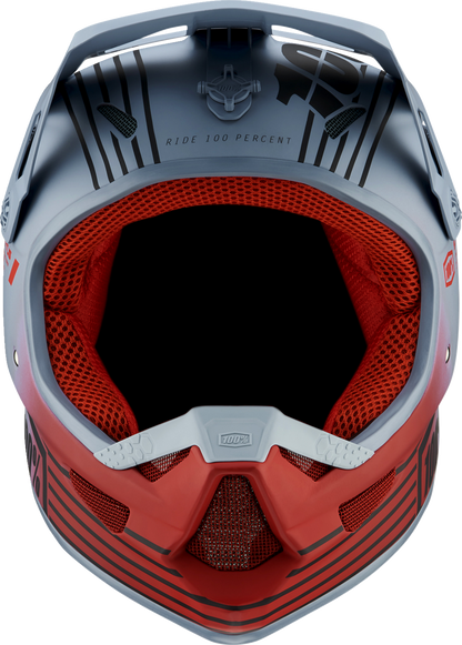 100% Status Helmet - Caltec/Gray - Medium 80010-00009