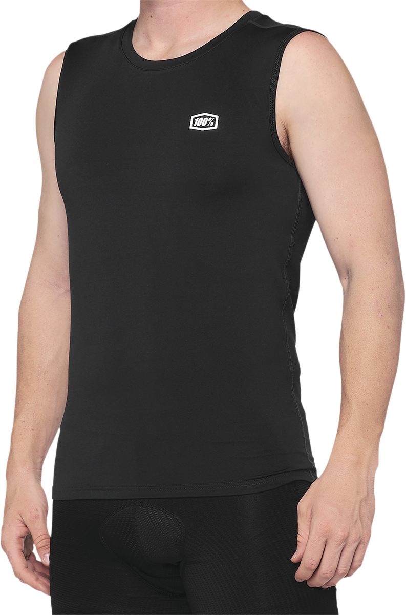 100% Basecamp Sleeveless Shirt - Black - Small 40046-00000