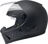 BILTWELL Lane Splitter Helmet - Flat Black Factory - XS 1004-638-101