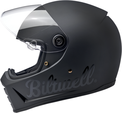 BILTWELL Lane Splitter Helmet - Flat Black Factory - XS 1004-638-101