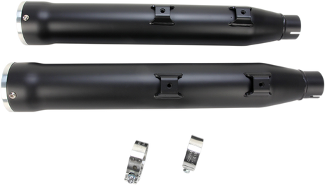 COBRA 3" RPT Mufflers for '07-'17 Softail - Black 6053B