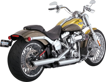 VANCE & HINES 3" Twin Slash Slip-On Muffler - Chrome 16335