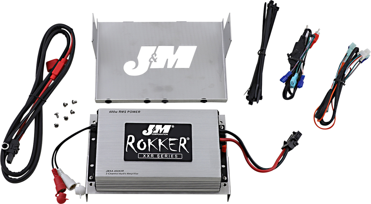 J & M 400W 2-Channel Amp Kit - '06-'13 Street Glide/Ultra JAMP-400HC06