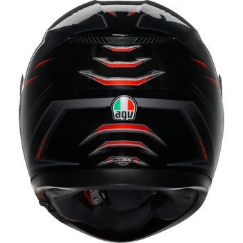 AGV K3 Helmet - Syth - Black/Red - Small 2118381004-021-S