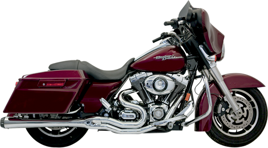 BASSANI XHAUST B4 2:1 Exhaust - Chrome - Megaphone FLH-747