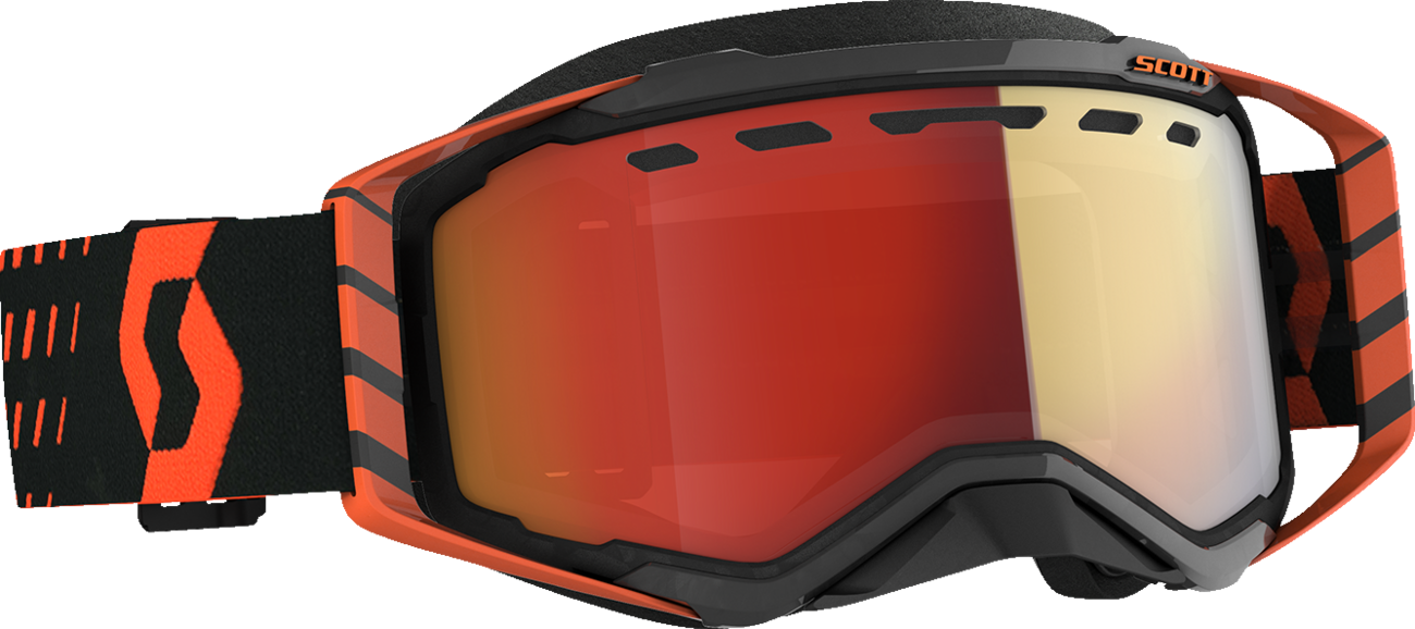 SCOTT Prospect Snow Goggles - Orange/Black - Enhancer Red Chrome 272846-1008312