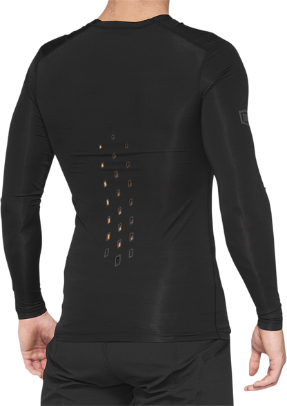 100% R-Core Concept Long-Sleeve Jersey - Black - Large 40004-00002