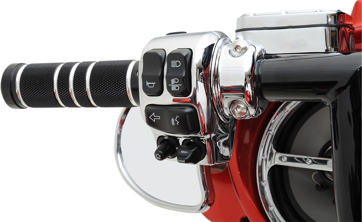 DRAG SPECIALTIES Switch Housing - Chrome F/14-22TOURING,EXC FLHRXS H07-0772-A